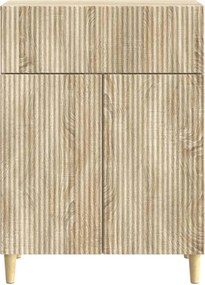 vidaXL Πλαϊνό γραφείο Sonoma Δρυς 66 x 34,5 x 90 εκ Επεξεργασμένο Ξύλο