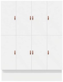 vidaXL Κρεβάτι με αποθηκευτικό χώρο Λευκό 236.5 x 180 x 31.5 εκ