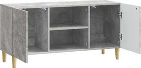 VidaXL Ντουλάπι TV 102 x 34,5 x 50 εκ. Γκρι Σκυροδέματος