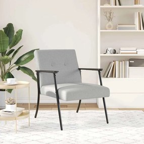 vidaXL Πολυθρόνα Σκίουρος Γκρί ύφασμα