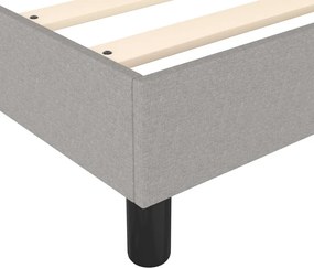 vidaXL Κρεβάτι Boxspring με Στρώμα Αν. Πράσινο 160x200εκ Υφασμάτινο