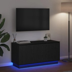 vidaXL Ντουλάπι TV Μαύρη Οξυά 100 x 38 x 49 εκ. Επεξεργασμένο ξύλο