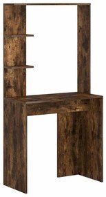 vidaXL Γραφείο Καπνιστή δρυς 78.5 x 37 x 154.5 εκ Επεξεργασμένο ξύλο