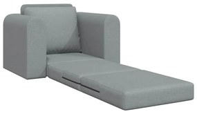 vidaXL Κρεβάτι καναπές Ανοιχτό γκρι 98 x 71 x 83 εκ. ύφασμα