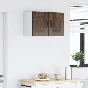 vidaXL Πάνελ πλυντηρίου πιάτων Kalmar 2 pcs Καφέ δρυς