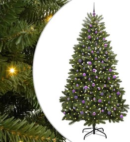 vidaXL Τεχνητό Χριστουγεννιάτικο Δέντρο 240 cm 300 LED Θερμό λευκό
