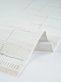 Stewehome Χαλί σαλονιού από πολυεστερικό ύφασμα με υφαντή βάση και μοντέρνο σχέδιο 80x200x6 cm