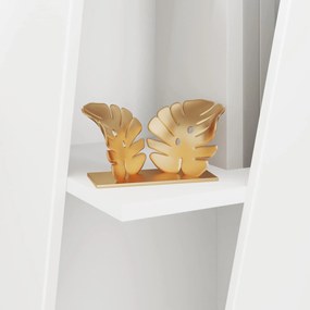 vidaXL Πλευρικό Ράφι Λευκό 33 x 32 x 70,5 εκ Επεξεργασμένο ξύλο