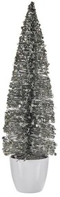 Χριστουγεννιάτικο δέντρο Krist+ Λευκό Ασημί Πλαστική ύλη 10 x 38 x 10 cm
