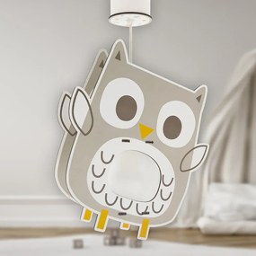 Owl MDF παιδικό φωτιστικό οροφής (63397) Ango