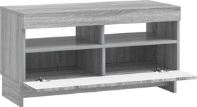 vidaXL Ντουλάπα LED Τηλεόρασης ALKMAAR 81 x 35 x 43 εκ. Γκρι Sonoma