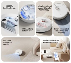 Ηλεκτρική σκούπα Ρομπότ Xiaomi BHR084AEU