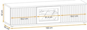 Swap XIX Σύνθεση Καφέ δρυς 280x180x40