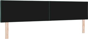 vidaXL LED κεφαλάρι Σκούρο Πράσινο 200 cm Τεχνητό Δέρμα