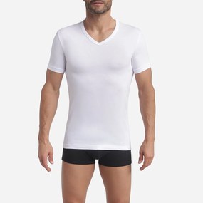 Σετ 2 T-shirts μονόχρωμων με λαιμό σε V