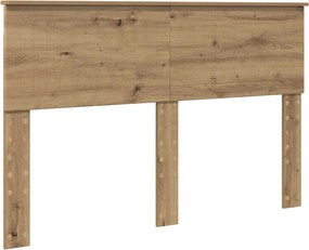 vidaXL Σκελετός Κρεβατιού Artisan Δρυς 140 x 190 cm