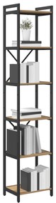 vidaXL Βιβλιοθήκη artisan δρυς 40 x 30 x 188 εκ Επεξεργασμένο ξύλο