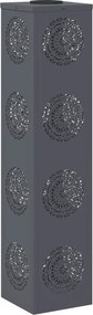 vidaXL Ηλιακό LED Φως Δρόμου 2 pcs Θερμό λευκό 18 x 18 x 80 εκ.