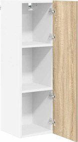 vidaXL Κρεμαστό ντουλάπι με αποθήκευση Δρύς Sonoma 30 x 31 x 100 εκ.