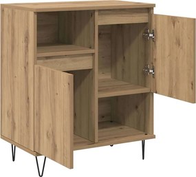 vidaXL Πλαϊνό γραφείο Artisan Oak 60 x 35 x 70 cm