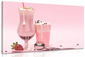 Εικόνα ροζ milkshake - 60x40