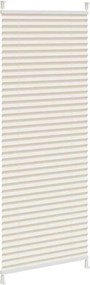 vidaXL Πλισέ ρόλερ σκίασης 60x100cm Κρεμ