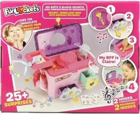 Κουτί-μπιζουτιέρα Funlockets Πολύχρωμο Ροζ Πλαστική ύλη