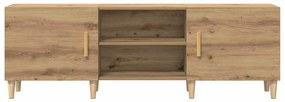 vidaXL Καναπές τηλεόρασης artisan δρυς 150 x 30 x 50 cm
