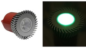 Adeleq Λάμπα Led Ισχύος Mr16 3W 230V 1 Led 10° Πράσινη 13-160135
