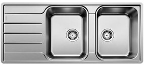 Blanco Lemis 8 S-IF Λείος Stainless Steel Brushed Finish Ανοξείδωτος Νεροχύτης 80/90cm