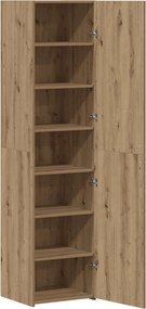 vidaXL Highboard Artisan Oak 45 x 42,5 x 185 εκ.