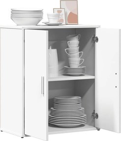 vidaXL Βοηθητικό Ντουλάπι Λευκό 60x31x70 εκ. από Επεξεργασμένο Ξύλο