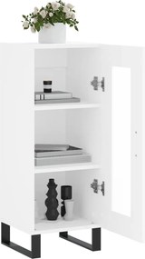 vidaXL Ντουλάπι Λευκό 34,5 x 34 x 90 εκ. από Επεξεργασμένο Ξύλο