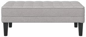 vidaXL Παγκάκι Cloud Γκρι 113x57x39 εκ. Υφάσματος