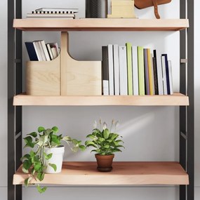 vidaXL Ράφι Τοίχου 100x40x(2-6) εκ. από Ακατέργαστο Μασίφ Ξύλο Δρυός