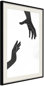 Αφίσα - Language of Gestures II - 20x30 - Μαύρο - Με πασπαρτού