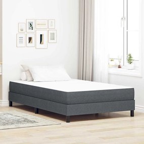 vidaXL Στρώμα Κρεβατιού με στρώμα Γκρι 120 x 190 cm ύφασμα