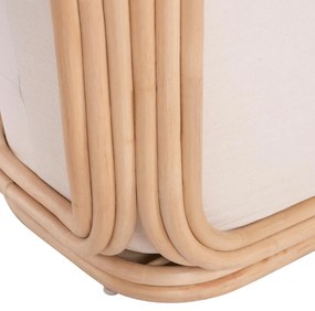 Πολυθρόνα DUCHESS C9478 Φυσικό Rattan με Εκρού Μαξιλάρι 81x59x70Y εκ. 81x59x70 εκ.