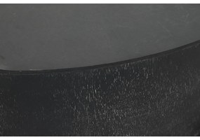 Τραπεζάκι Καφέ DKD Home Decor Μέταλλο Αλουμίνιο 90 x 90 x 45 cm Ξύλο από Μάνγκο