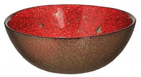 Πιατέλα Γυάλινη Κόκκινη Φ12εκ.6-60-185-0023