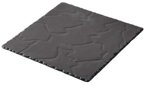 Πιατέλα Σερβιρίσματος Basalt RV641913K3 30x30x0,7cm Black Revol Πορσελάνη