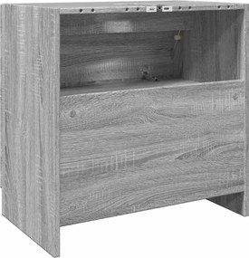 vidaXL Ντουλάπι Νιπτήρα Grey Sonoma 59x37x59 εκ. Επεξεργασμένο Ξύλο