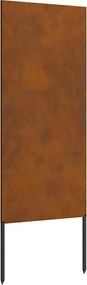 vidaXL Οθόνη Ιδιωτικότητας Κήπου Σκ rusty 50 x 140 εκ