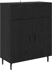 vidaXL Highboard 2 pcs Μαύρη Οξυά 69,5 x 34 x 180 εκ.