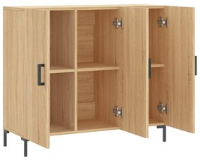 vidaXL Ντουλάπι Sonoma δρυς 90x34x80 εκ. Επεξεργασμένο Ξύλο