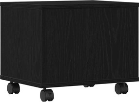 vidaXL Σταντ Εκτυπωτή Μαύρη Οξυά 41 x 32 x 34,5 εκ. Επεξεργασμένο ξύλο