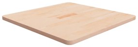 vidaXL Επιφάνεια Τραπεζιού Τετράγωνη 70x70x2,5 εκ. Μασίφ Ξύλο Δρυς