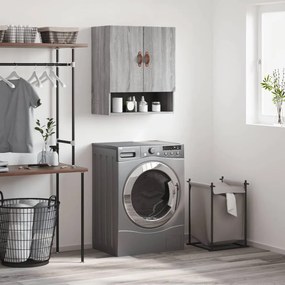 vidaXL Ντουλάπι Τοίχου Γκρι Sonoma 60x31x70εκ. Επεξεργασμένο Ξύλο