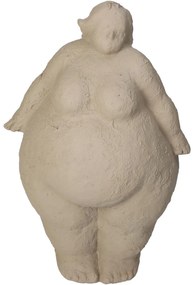 Διακοσμητικό ArteLibre Μεγάλη Γυναίκα Μπεζ Polyresin 17x12x25.5cm-05154063