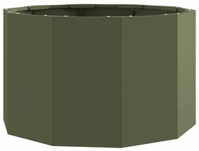 vidaXL Γλάστρα Ελιά Πράσινη 60 x 60 x 35 cm Ατσάλι